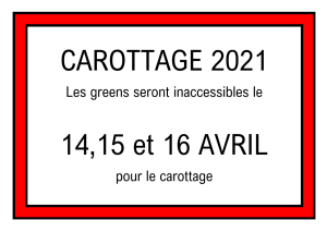 Carottage 2021