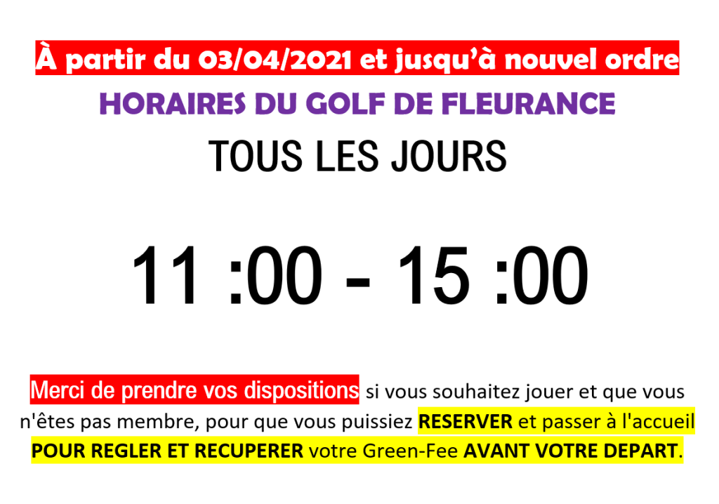 Horaire covid internet